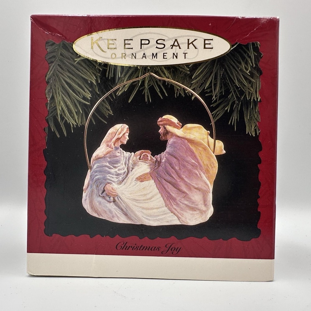 Vintage Hallmark 1996 Christmas‎ Joy Nativity Keepsake Ornament Duane Unruh